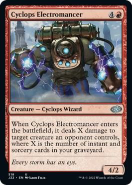 Cyclops Electromancer card from Jumpstart 2022