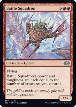 Battle Squadron card from Jumpstart 2022