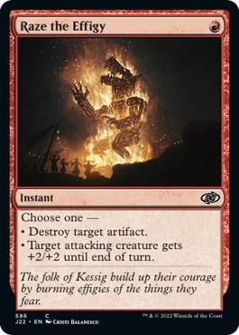 Raze the Effigy card from Jumpstart 2022
