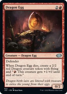 Dragon Egg card from Jumpstart 2022