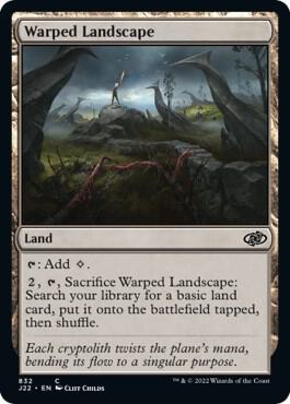 Warped Landscape card from Jumpstart 2022