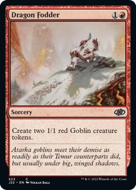Dragon Fodder (523) card from Jumpstart 2022
