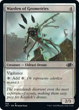 Warden of Geometries card from Jumpstart 2022