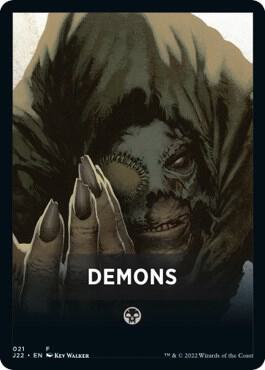 Demons Theme Card card from Jumpstart 2022