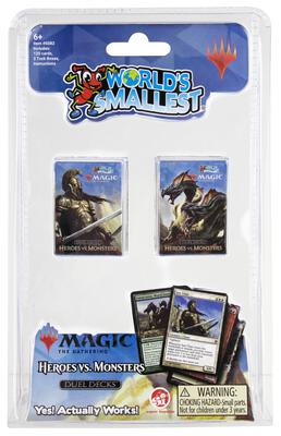 Duel Decks: Heroes vs. Monsters - World's Smallest card from Unique and Miscellaneous Promos