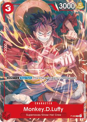 Monkey.D.Luffy - P-006 (Tournament Pack Vol. 1) card from One Piece Promotion Cards