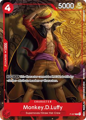 Monkey.D.Luffy - P-007 (Tournament Pack Vol. 1) card from One Piece Promotion Cards