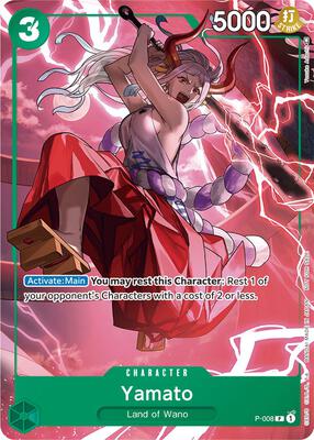 Yamato (Tournament Pack Vol. 1) card from One Piece Promotion Cards