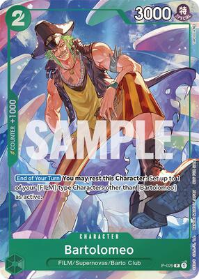Bartolomeo (Event Pack Vol. 1) card from One Piece Promotion Cards