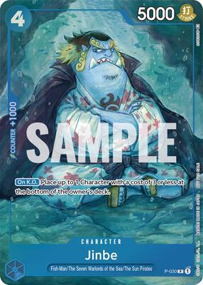 Jinbe (Event Pack Vol. 1) card from One Piece Promotion Cards