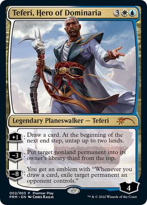 Teferi, Hero of Dominaria card from Pro Tour Promos