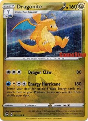 Dragonite - 131/195 (Gamestop Exclusive) card from Miscellaneous Cards & Products
