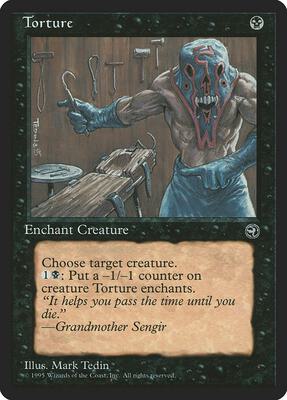 Torture card from Homelands
