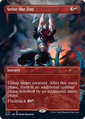 Seize the Day card from Secret Lair Drop Series