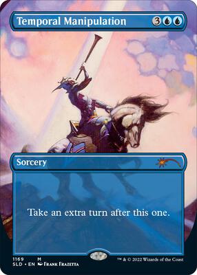 Temporal Manipulation card from Secret Lair Drop Series