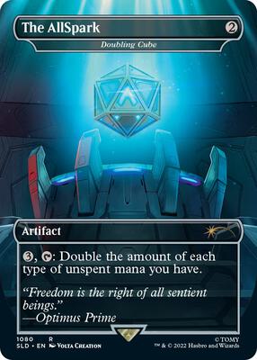 The AllSpark - Doubling Cube card from Secret Lair Drop Series