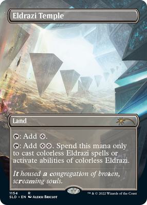 Eldrazi Temple card from Secret Lair Drop Series