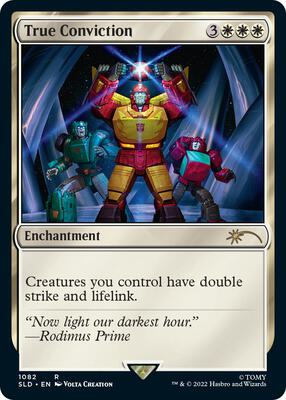 True Conviction card from Secret Lair Drop Series