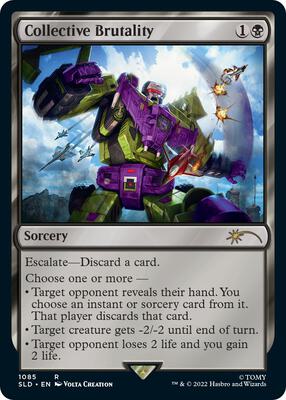 Collective Brutality card from Secret Lair Drop Series