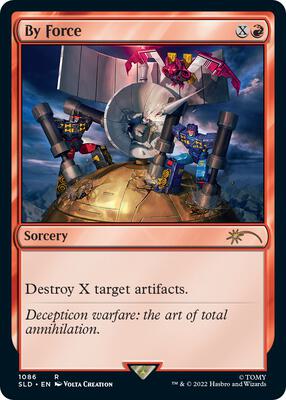 By Force card from Secret Lair Drop Series