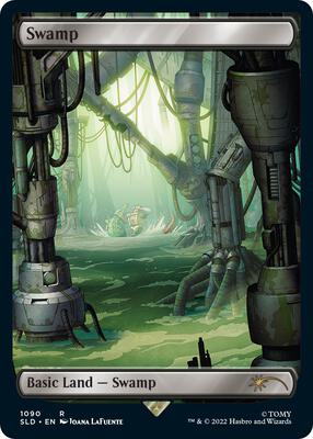 Swamp (1090) card from Secret Lair Drop Series