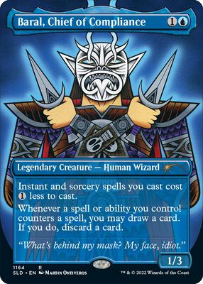 Baral, Chief of Compliance card from Secret Lair Drop Series