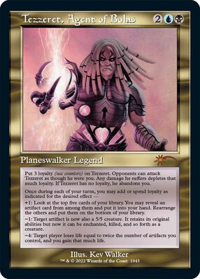 Tezzeret, Agent of Bolas (Retro Frame) card from Secret Lair Drop Series