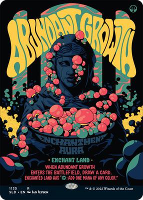 Abundant Growth card from Secret Lair Drop Series