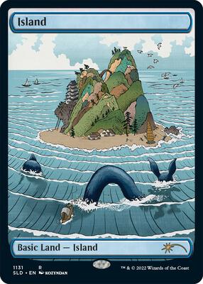 Island (1131) card from Secret Lair Drop Series