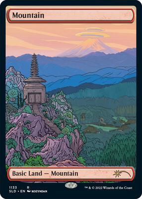 Mountain (1133) card from Secret Lair Drop Series