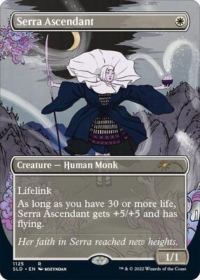 Serra Ascendant card from Secret Lair Drop Series