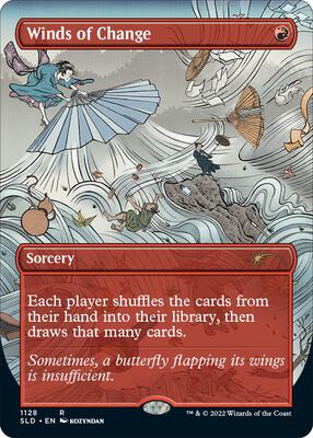 Winds of Change card from Secret Lair Drop Series