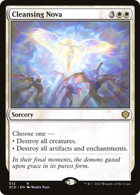 Cleansing Nova card from Starter Commander Decks