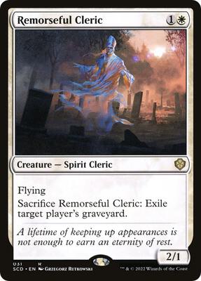 Remorseful Cleric card from Starter Commander Decks