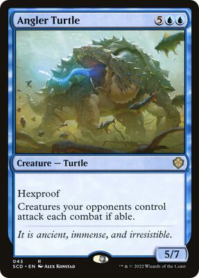 Angler Turtle card from Starter Commander Decks