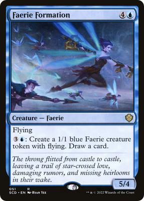Faerie Formation card from Starter Commander Decks