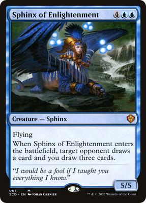 Sphinx of Enlightenment card from Starter Commander Decks