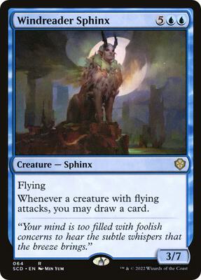 Windreader Sphinx card from Starter Commander Decks
