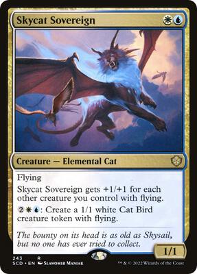 Skycat Sovereign card from Starter Commander Decks