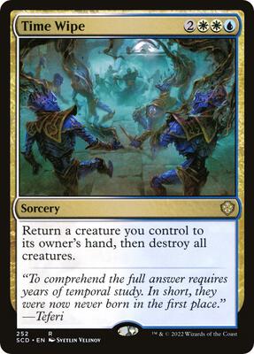 Time Wipe card from Starter Commander Decks