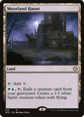 Moorland Haunt card from Starter Commander Decks