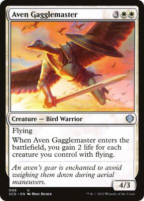 Aven Gagglemaster card from Starter Commander Decks