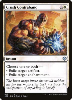 Crush Contraband card from Starter Commander Decks
