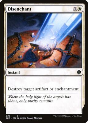 Disenchant card from Starter Commander Decks