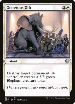 Generous Gift card from Starter Commander Decks