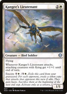 Kangee's Lieutenant card from Starter Commander Decks