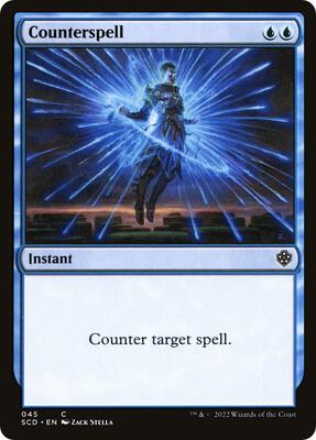Counterspell card from Starter Commander Decks