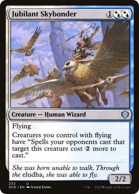 Jubilant Skybonder card from Starter Commander Decks