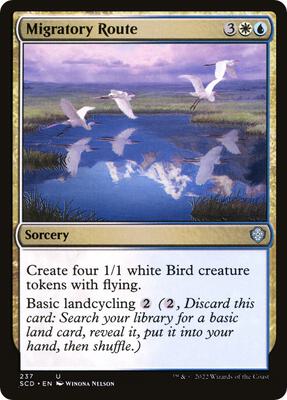 Migratory Route card from Starter Commander Decks