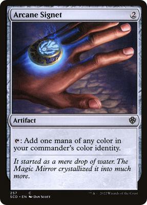 Arcane Signet card from Starter Commander Decks